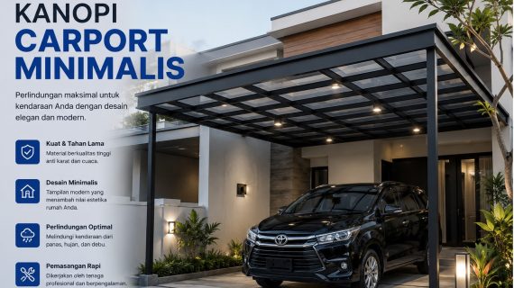 Kanopi Carport Minimalis